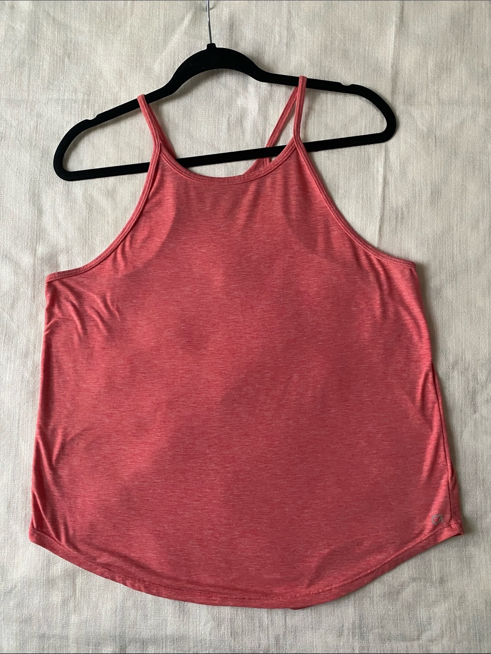 GAP Heathered Coral Tank with Thin Straps